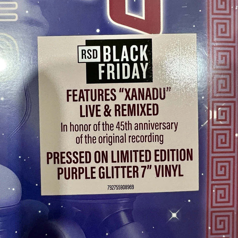 OLIVIA NEWTON-JOHN - Xanadu Live RSD BLACK FRIDAY 2025 7" Vinyl Record SEALED! - Image 2 of 3