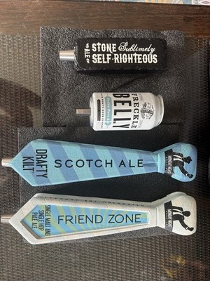 Monday Night Brewing, Sublimely Self-Righteous Ale Beer Tap Handle/Knob Lot of 4