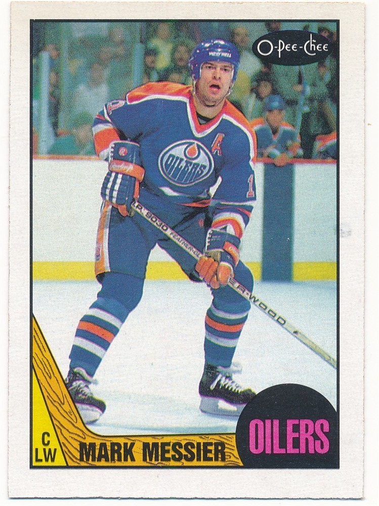 MARK MESSIER 1987 O-PEE-CHEE #112 OILERS HOCKEY