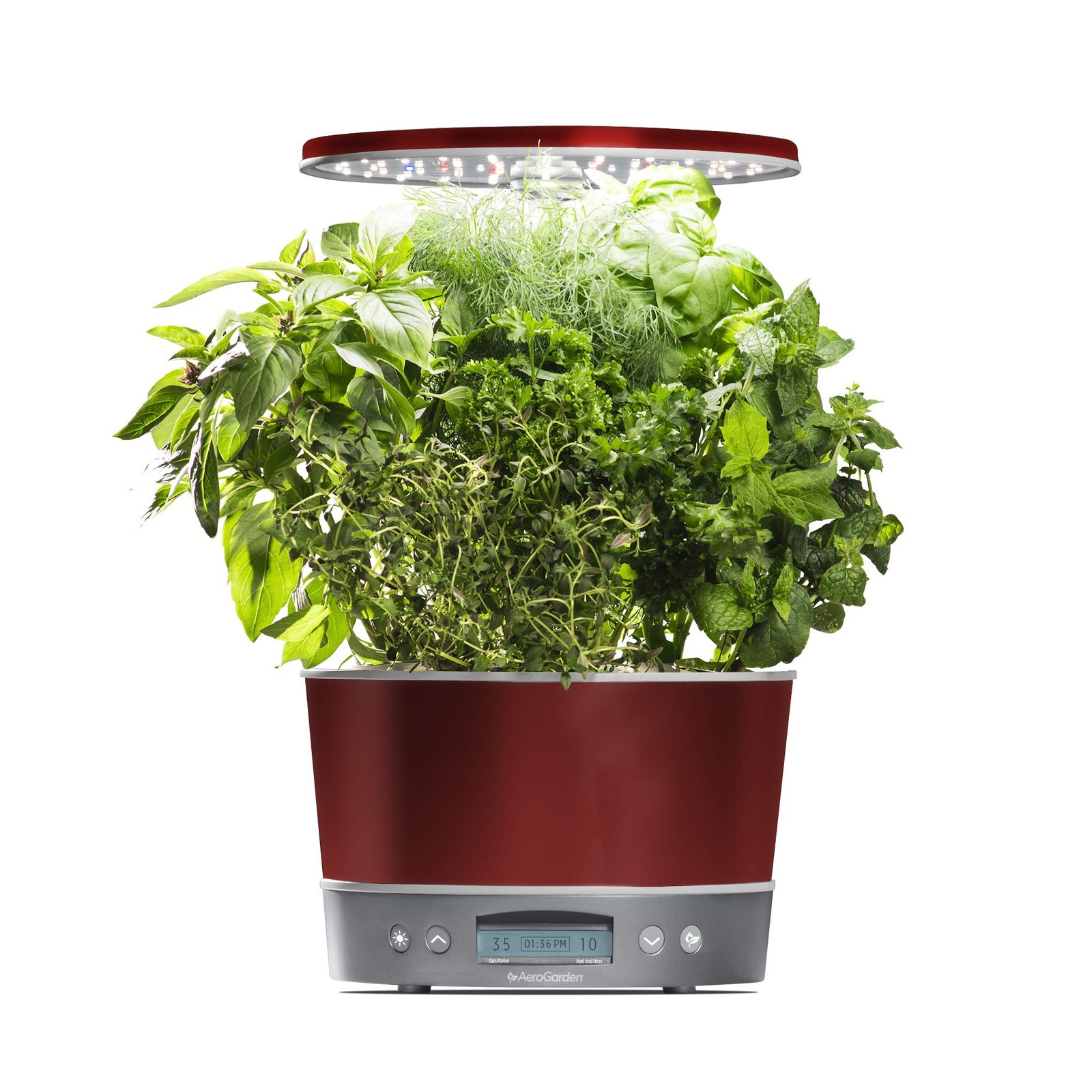 AEROGARDEN HARVEST ELITE 360 С НАБОРОМ СЕМЯН ТРАВ ДЛЯ ГУРМАНОВ - КРАСНЫЙ 25290₽