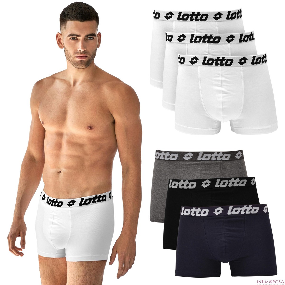 Boxer uomo Lotto LB1000 in cotone pz