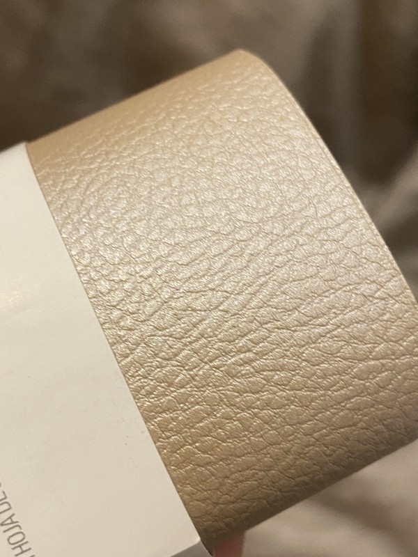 Cricut Faux Leather Pebbled Sheet 12"x24" – Beige Craft Material Roll