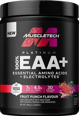 MuscleTech Platinum 100% EAA+ 30 Portionen Aminosäuren BCAA Muskelaufbau