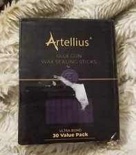 Premium Sealing Wax Sticks (Bulk 26 Pack) Wax Seal Glue Gun Sticks - Dark Blue