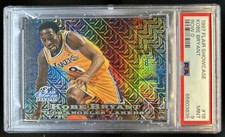 1997-98 Fleer Flair Showcase Kobe Bryant Row 0 #/250 Lakers PSA 9