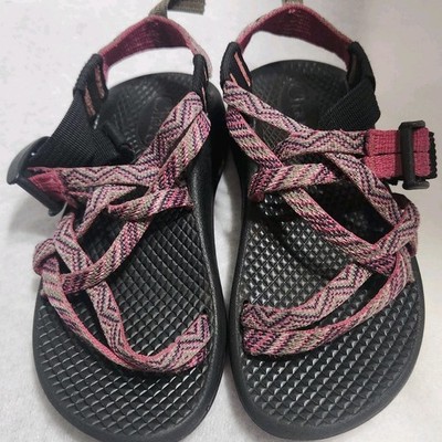 Chaco Sandles Girls Sz 11 Used Still In Good Condition Pink Purple