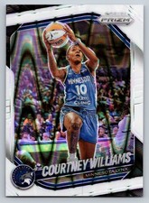 2025 Panini Prizm WNBA #69 Courtney Williams White Seismic Prizms