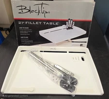 BLACKTIP 21" Fillet Table with Mount. New Open Box.