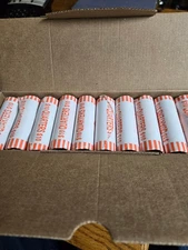 1 Roll Unsearched Roll of Quarters From Fed Reserve OBW - Free Delivery