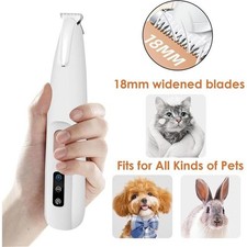 Rechargeable Pet Hair Trimmer Kit, Pet Paw Trimmer, Cordless Quiet Dog Trimmer