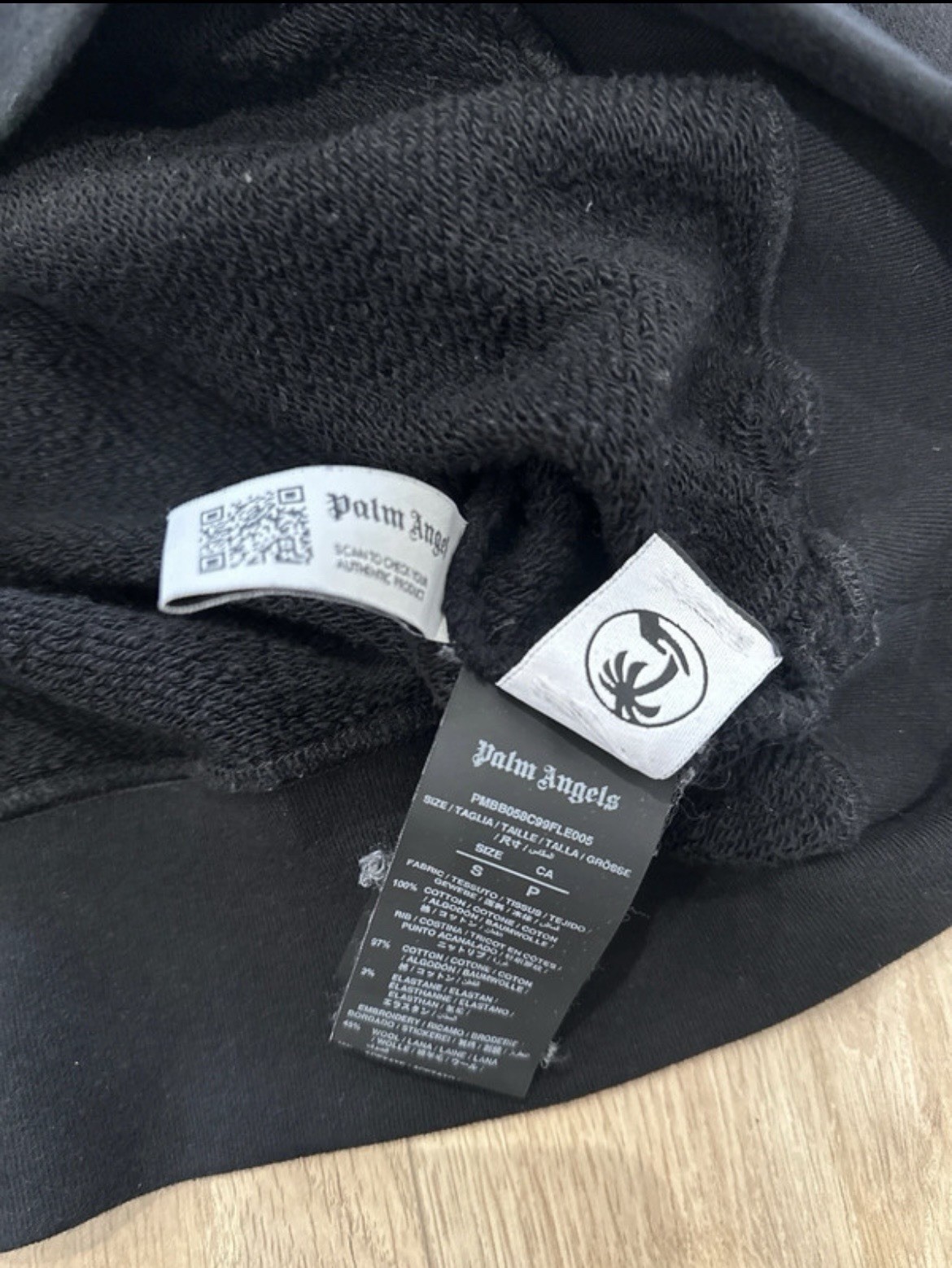 Palm Angels teddy bear oversized hoodie size small image 7