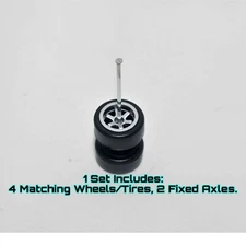 Extra Small 9MM Real Rider Wheels Rubber Tire For 1/64 Scale Hot Wheel & Other