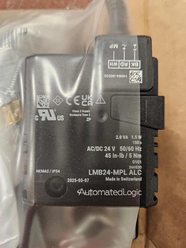  New Automated Logic ZN 341A VAV Controller with Actuator - Image 4 of 4