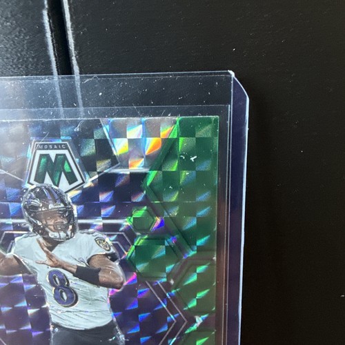 2023 Panini Mosaic - Green Mosaic Prizm #13 Lamar Jackson - Picture 3 of 10