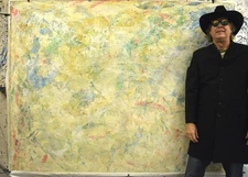 Shabby Chic style Professional Painting 84”X62” (7 Foot) Abstract Modern XL