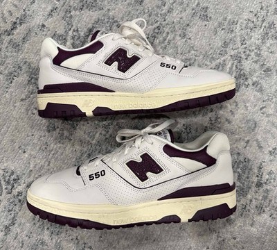 Size 11 - New Balance Aimé Leon Dore x 550 Purple White Leather (BB550AR1)
