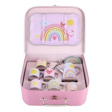 Member's Mark Tin Tea Set, 18 pc.