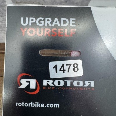【2月8日午後6時時迄価格】美品 Rotor Qarbon 53-38t Rotor Q-Rings 38T Chainring 110 BCD 5-Arm Black Aluminum Road MTB