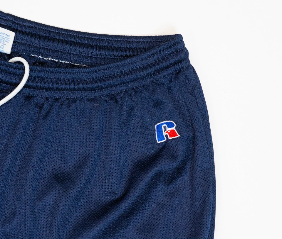 Pantalones Cortos de Baloncesto Russell Athletic Para Hombre XL Malla Correr Cordón Años 90 De Colección Foto 3 de 4