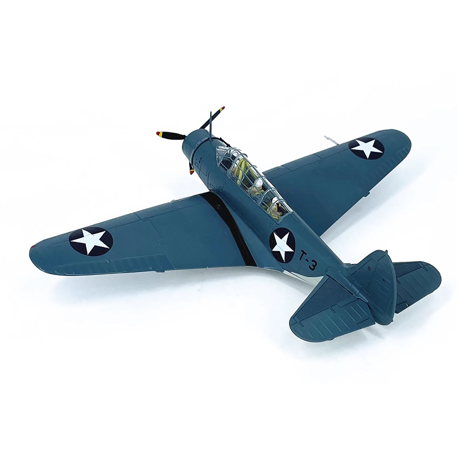 1/72 Scale Diecast Alloy WWII US Navy TBD Devastator Bomber Aircraft Model