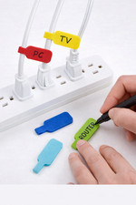 20x Cable Labels Wire Tags – Reusable Cord Markers for Cables, Wires & Plant
