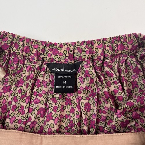 Vtg Moda International Y2K Babydoll Maxi Dress M Ditzy Floral Cottagecore Boho - Picture 6 of 12