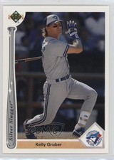 1991 Upper Deck Silver Slugger Kelly Gruber (Card Number Slanted) #SS7 l5x