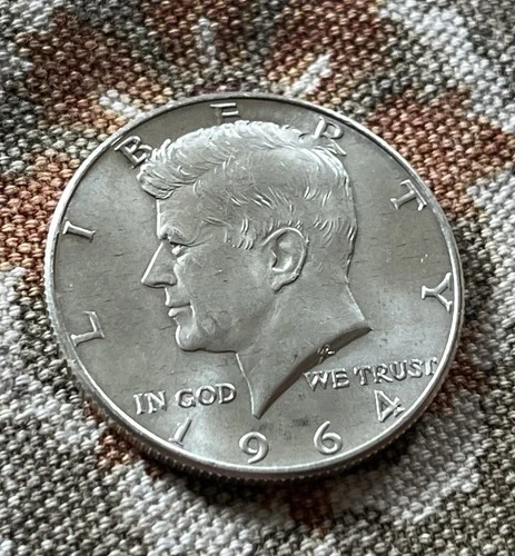 90% Silver 1964 D JFK Kennedy Half Dollar Brilliant Uncirculated (BU)
