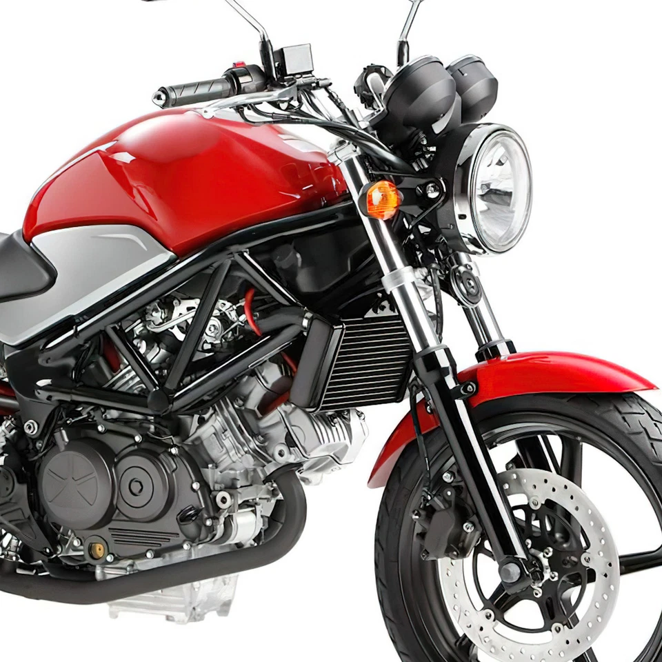 Engine Radiator Cooling Cooler Fit For Honda VTR250 VTR-250 2009-2017 New - Image 2 of 4