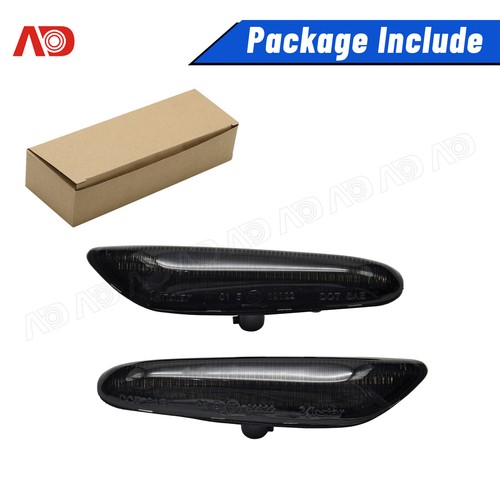 For BMW E60 E61 E82 E88 E90 E91 E92 E93 Sequential LED Side Marker Lights Smoked - Picture 11 of 11