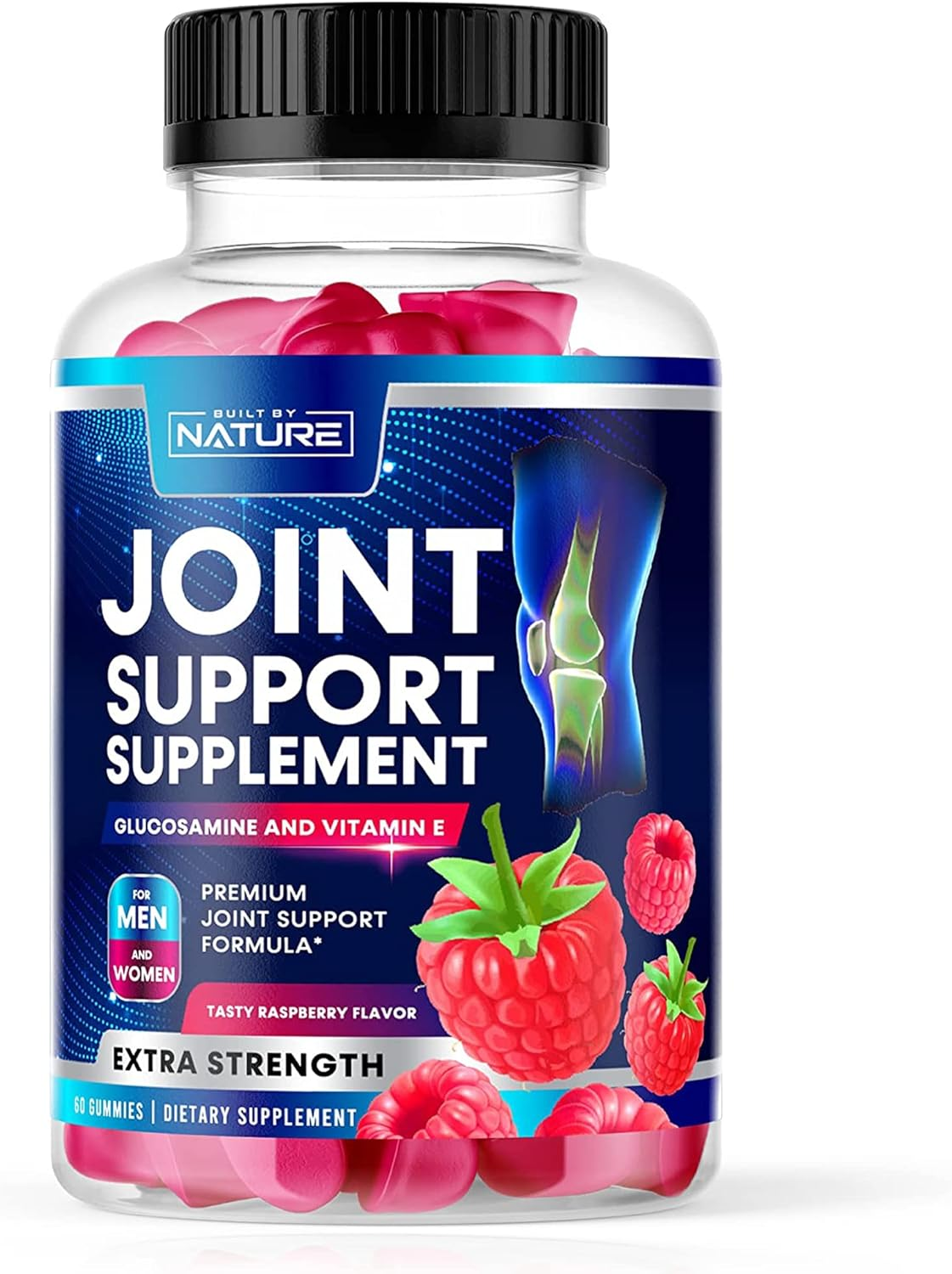 Joint Support Gummies - Advanced Glucosamine Gummy Supplement with Vitamin E, Hi