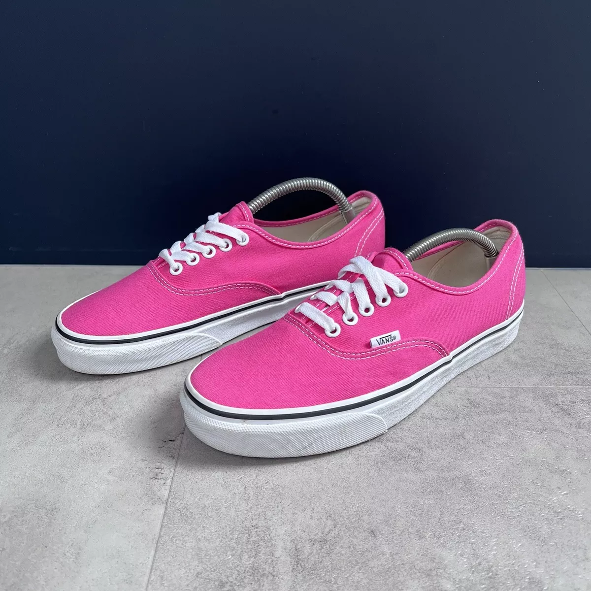 Womens Vans Low Neon Hot Pink Size UK 8 VGC