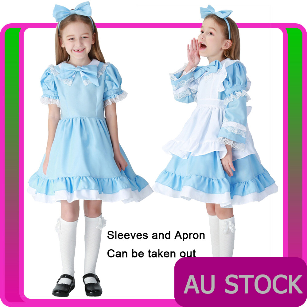 white christmas dresses Alice in Wonderland Dress Up with Headband