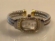 ladies watch Woman- bracelet Cote d Azur w/new battery ,running, keeping time