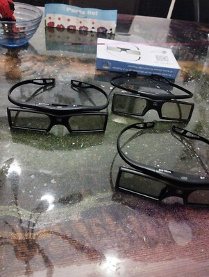 4 Sintron 3D Activ Shutter Brille Bt