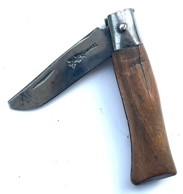 ANCIEN COUTEAU OPINEL N°3 LA MAIN COURONNÉE 5CM OPINEL N°3 KNIFE MESSER COLTELLO - Photo 1/4