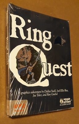 SEALED Ring Quest 1984 by Penguin Software Apple II+ plus,IIe,IIc,IIgs computers
