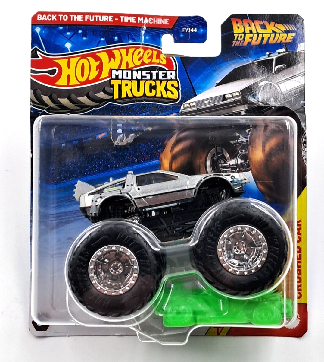 2025 Hot Wheels Monster Trucks Back to The Future Delorean
