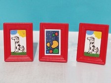 PLAYMOBIL X3 QUADRI TAVOLO CASA UFFICIO COMMERCIO CAMERA BAGNO HOTEL