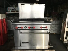 American Range 6 Burner Stove with Standard Oven, Natural Gas, TESTED, #8272