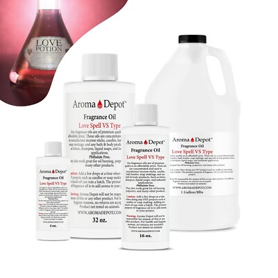 Love Spell Clear Fragrance Oil for Body, Candle, Soap, Lotion Incense & Diffuser