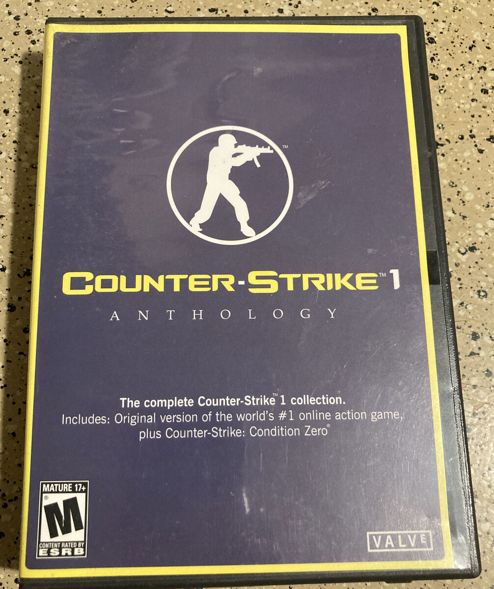 Counter Strike 1 Anthology PC Game w/CD-Key 2 DISC TOM CLANCY 14633098426