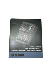 USB Audio Interface for PC,Interface for Recording Music Computer Recording