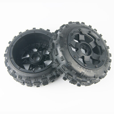 Front Off Road Knobby tyre Tyres Wheel for HPI Rovan Rofun Baja 5B KM buggy