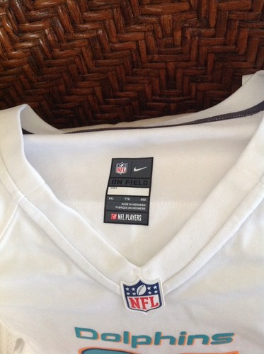 Miami Dolphins NFL white Jersey mike wallace new with tags #11 size XXL women's - Picture 8 of 8