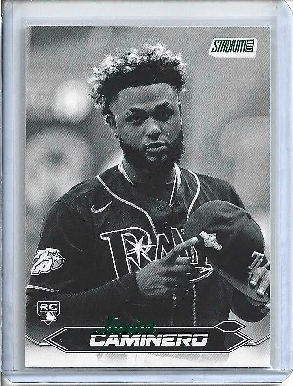 2024 STADIUM CLUB BLACK AND WHITE JUNIOR CAMINERO #223 RC