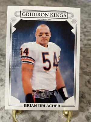 2007 Donruss Threads BRIAN URLACHER ''Gridiron Kings Silver'' Chicago Bears /250