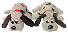 Twin Tonka Newborn Pound Puppies Gray with Brown Spots  Ears 1985-86 with Tags