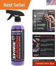 Fortify Quick Coat 3-in-1 Ceramic Coating Spray 8oz - Waterless Shine & Protect
