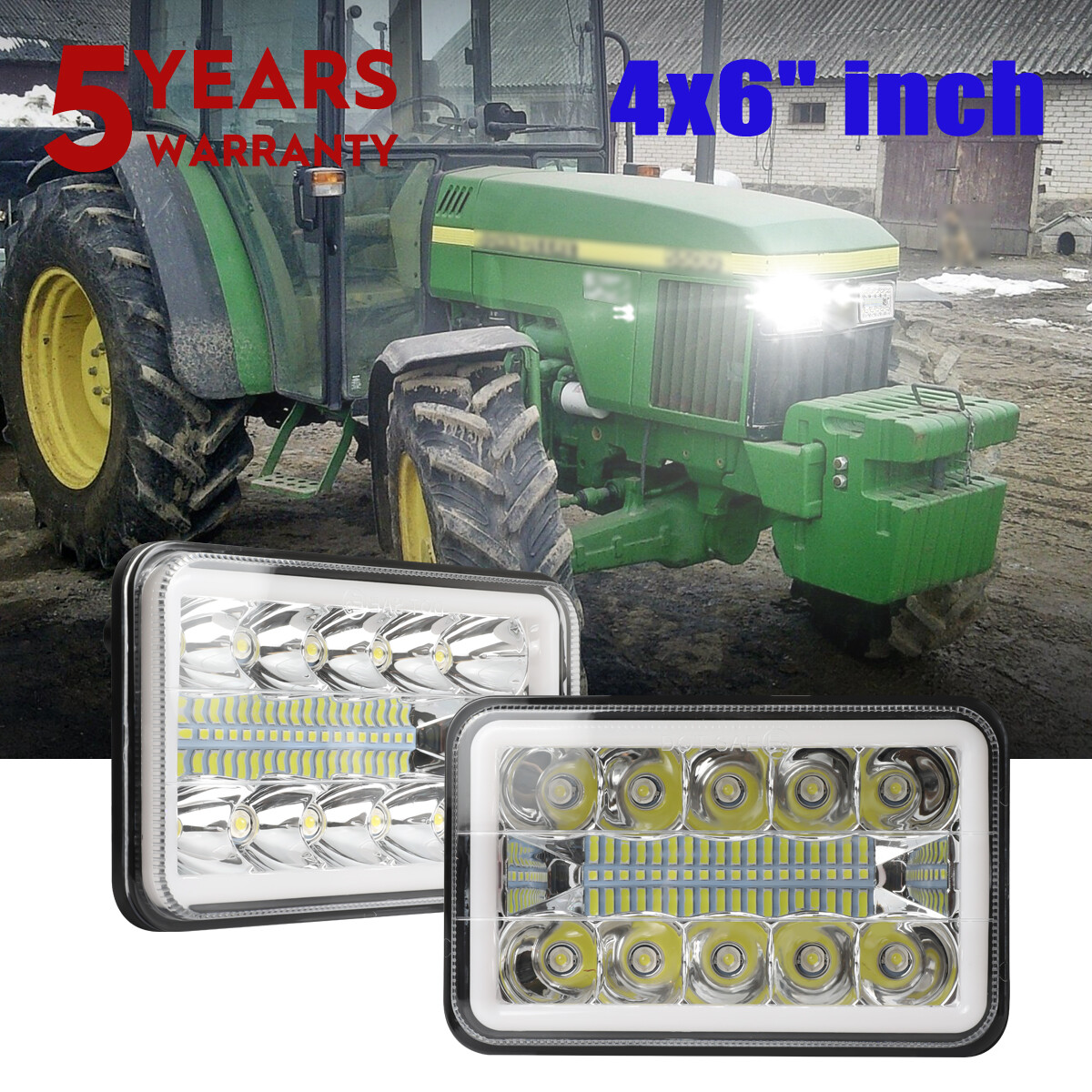 John Deere Gator 4X2 6X4 9500 LED Headlight Pair for Utility Vehicles